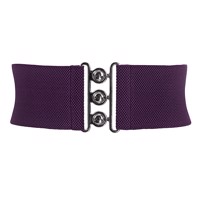 Bredt elastisk bælte, lilla str. 36 - 56 - Hospitalbælte